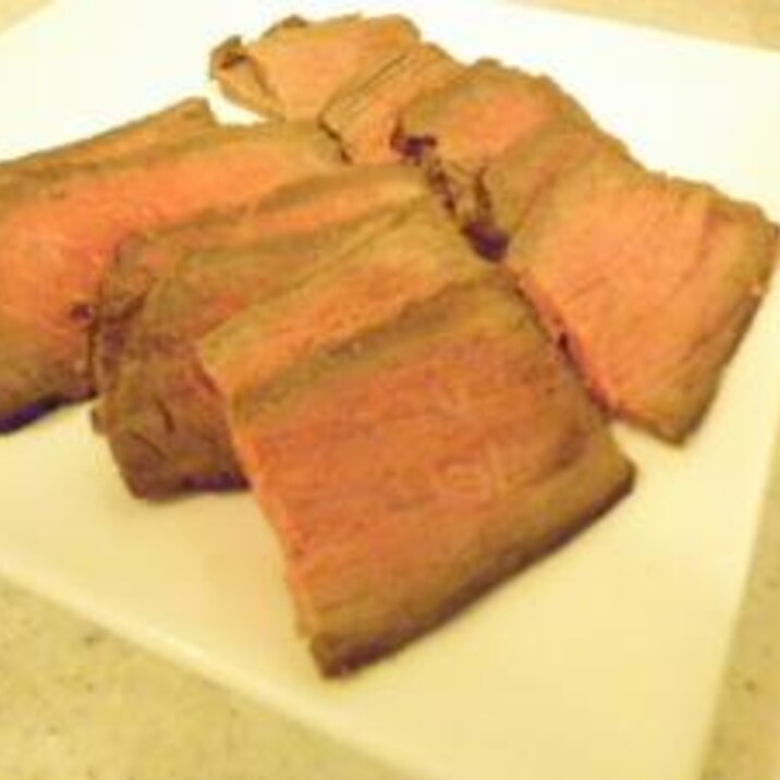 漬けて焼くだけカンタン♪ 牛肉のたたき☆